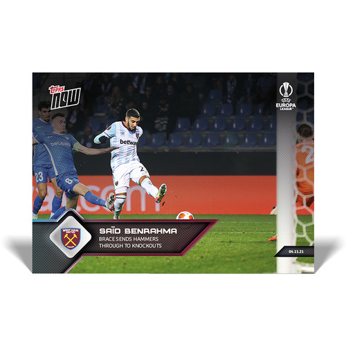 Topps now uel card - topps,