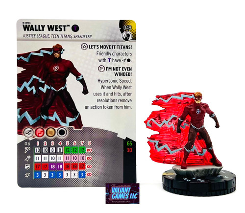 Heroclix wally west 049 - dc, #049