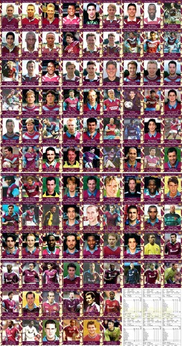 West ham united 1990 debuts - west,