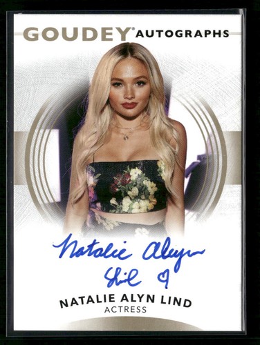 Autografo natalie alyn lind - autografo,