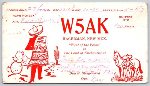 1947 w5ak hagerman - 1947, new