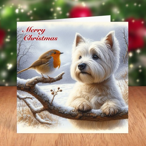 Biglietto natale per - biglietto, cani