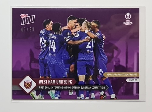 Topps now uel - now, 010
