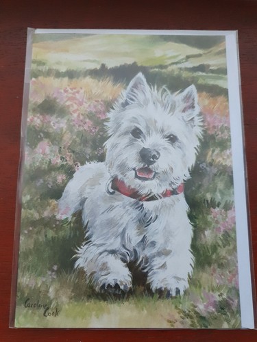 Biglietto compleanno westie - di,