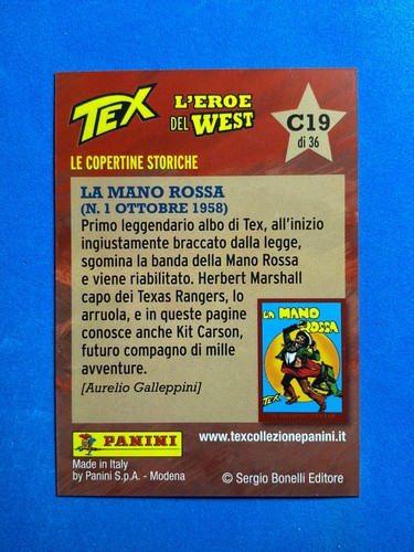 Figurine panini tex eroe del - figurine,