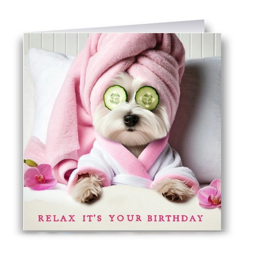 Biglietto compleanno pampered - biglietto,