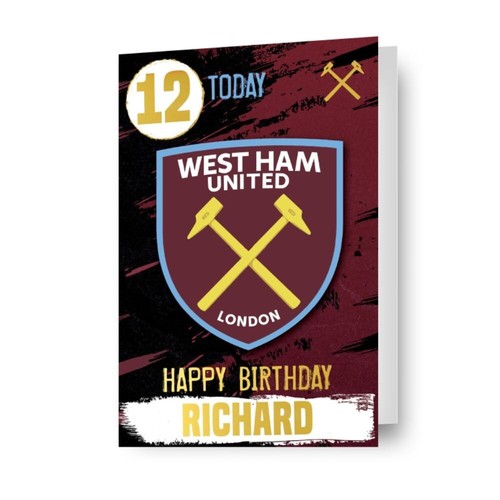 Biglietto compleanno west ham - compleanno,