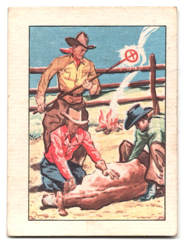 1952 hopalong cassidy card - hopalong,